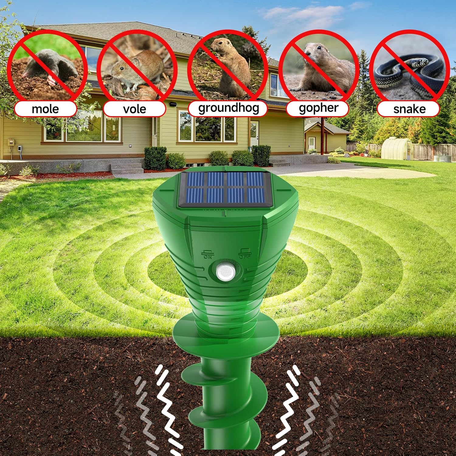 SOLAR ANIMAL REPELLENT