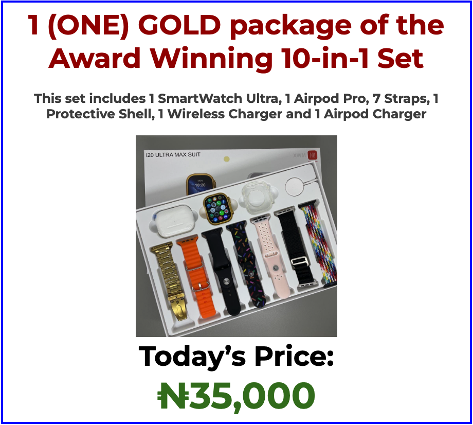 GOLD set of the Award Winning 10-in-1 Set
