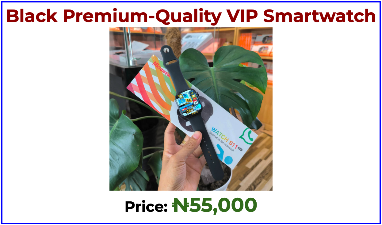 Black Premium-Quality VIP Smartwatch