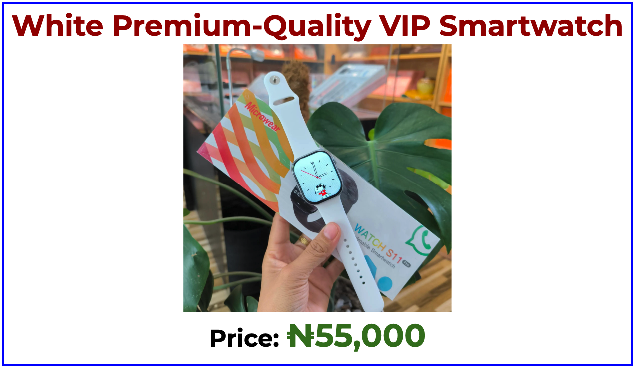White Premium-Quality VIP Smartwatch