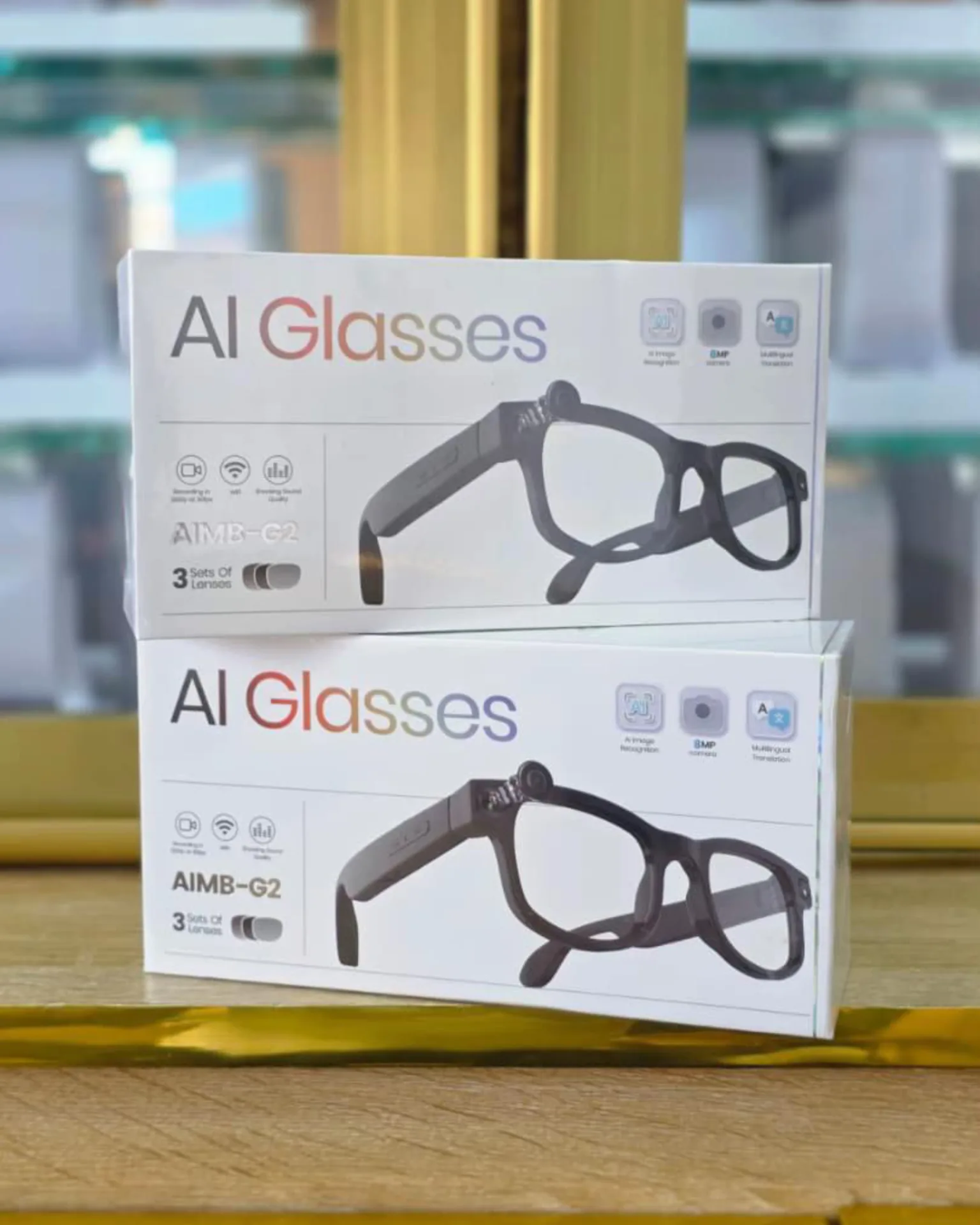 "TWO PIECES" - Advanced AI Smart Glasses